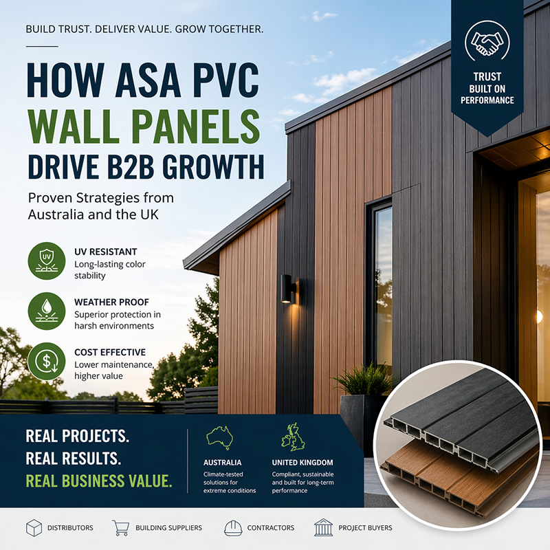 How you win B2B markets with ASA PVC outdoor wall panels